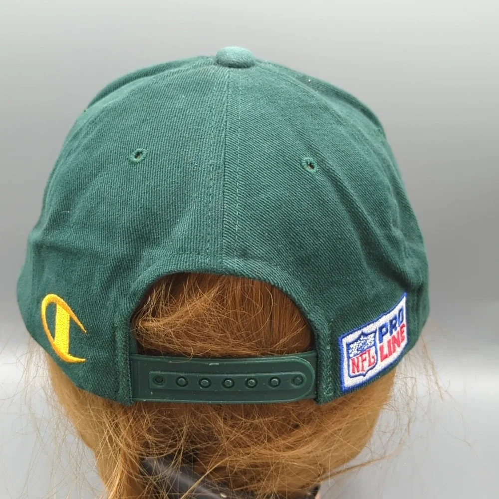 Vintage Property Of Green Bay Packers Hat Cap Champion PRO LINE Rare NFL